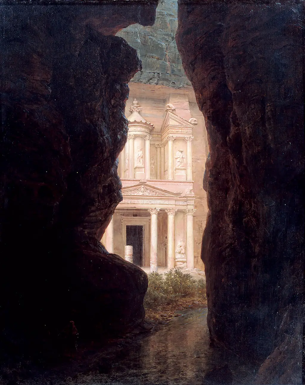 El Khasne, Petra in Detail Frederic Edwin Church
